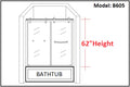 Crystal Tub Shower Door